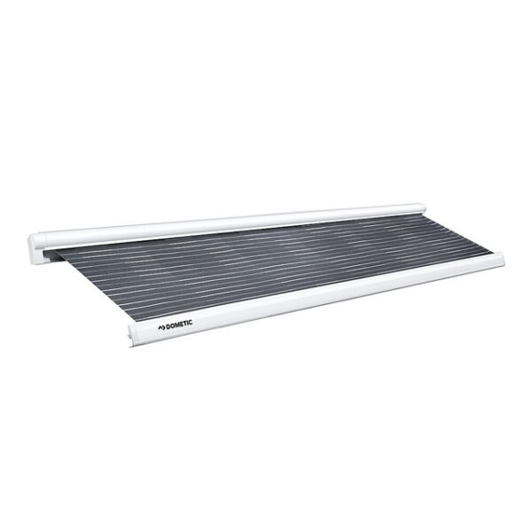 Wandmarkise DOMETIC PerfectWall PW 1500 400 x 250 cm Tuch Fb. horizon grey Gehäuse Fb. weiß manuell