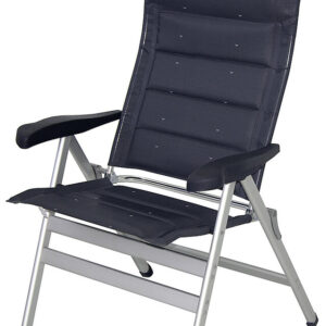 Campingstuhl CRESPO XL Deluxe Alu, 72 x 119 x 77 cm Farbe anthrazit