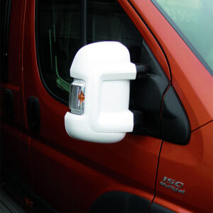 Spiegelprotektorsatz Milenco lange Version Bj. 2007 - 2024 Farbe weiß