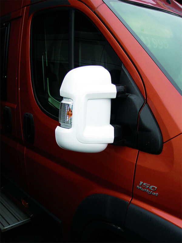 Spiegelprotektorsatz Milenco lange Version Bj. 2007 - 2024 Farbe weiß