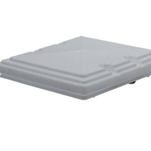 Ersatzhaube MPK zu  Modell VisionVent S eco 2753 Dach- ausschnitt 40 x 40 cm Farbe Rahmen beige Haube milchig