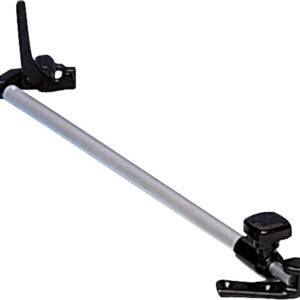 Rohraussteller mit Riegel und Rändelschraube Länge 20 cm links