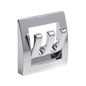Garderobenhalter klappbar 2-fach Farbe chrom hochglanz