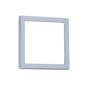 Abdeckrahmen Farbe silber 1-fach
