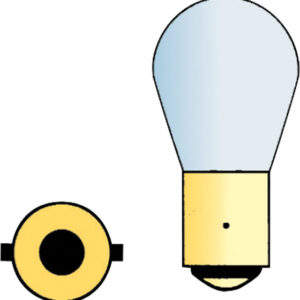 KFZ-Lampe Bajonettsockel BA 15 12 V / 10 W / Ø 22 mm / D Blister 2 St.
