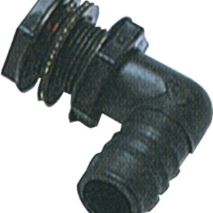 Einschraubtüllen Winkel 3 / 4 Zoll x 18 / 19 mm Farbe schwarz