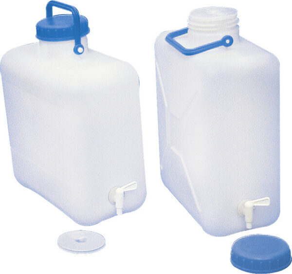 Wasserkanister Uniboy 14 l , 280 x 155 x 380 mm Verschluss DIN 96