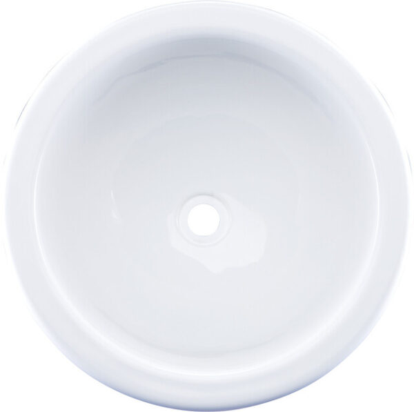 Einlegemulde Comet mini rund Ø 230 mm Farbe weiß glänzend