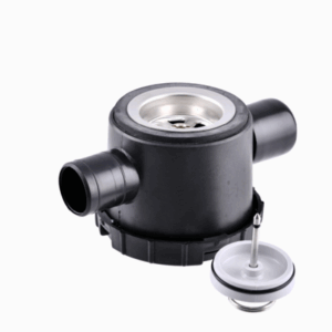 Siphon 39 mm mit 2 Zugängen zu AW-Rohrsystem