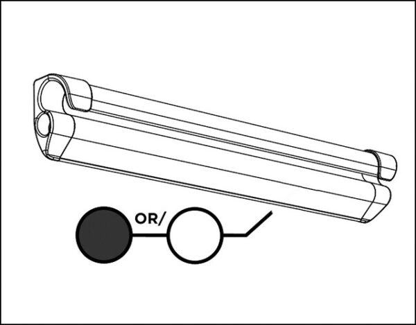 Befestigungsschiene Thule QuickFit / EasyLink bis 400 cm Wandmontage _8000/4200/4900/ 5003_ Fb. anthrazit