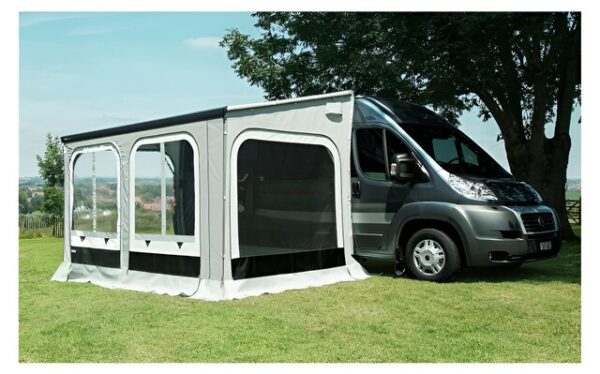 Vorzelt THULE Panorama 6200/6300/5200 passend für Fiat Ducato Anbauhöhe 230 - 250 cm, Markisenlänge 375 cm – Bild 3