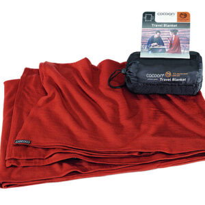 Reisedecke cocoon Farbe dark terracotta