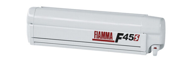 Wandmarkise Fiamma F45 S 425 x 250 cm Tuch Fb. royal blue Gehäuse Fb. polar white