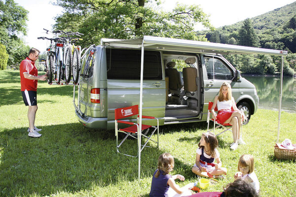 Wandmarkise Fiamma F45S titanium 260 passend für VW T5/T6 California Länge 263 cm Auszug 200 cm Fb. royal grey
