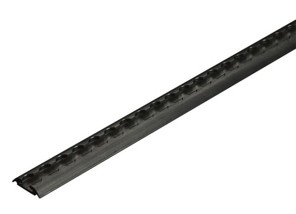 Airlineschiene allsafe halbrund light, Länge 2.000 mm Farbe schwarz eloxiert – Bild 3