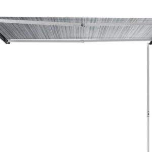 Wandmarkise FIAMMA F43van 270 270 x 225 cm Tuch Fb. royal grey Gehäuse Fb. deep black