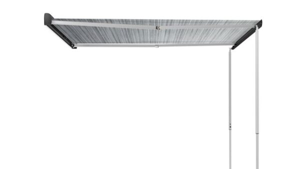 Wandmarkise FIAMMA F43van 270 270 x 225 cm Tuch Fb. royal grey Gehäuse Fb. deep black
