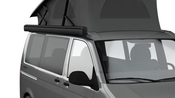 Wandmarkise FIAMMA F43van 270 270 x 225 cm Tuch Fb. royal grey Gehäuse Fb. deep black – Bild 6