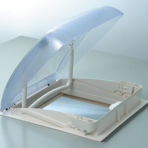 DOMETIC Dachhaube Mini Heki FL 25-42 mm ohne Zwangsbelüftung Farbe RAL 9001