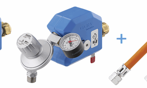 Gasdruckregelanlage GOK Caramatic SafeDrive Plus 30mbar 1,5 kg/h G.1 Ital.A x RVS10/8 SV
