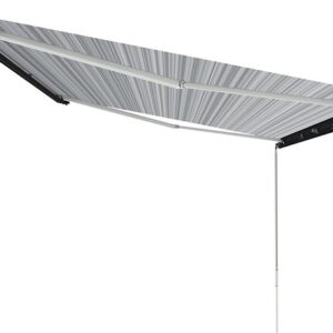 Dachmarkise Kit FIAMMA F80 S geeignet für Fiat Ducato 400 x 250 cm Tuch Fb. royal grey Gehäuse Fb. deep black