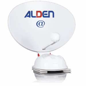Satanlage automatisch ALDEN AS4@ 80EVO SKEW/GPS Ultrawhite inkl. A.I.O. SMART TV 19 Zoll Farbe weiß