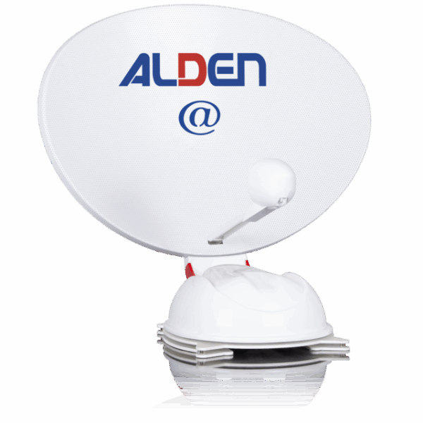 Satanlage automatisch ALDEN AS4@ 80EVO SKEW/GPS Ultrawhite inkl. A.I.O. SMART TV 19 Zoll Farbe weiß