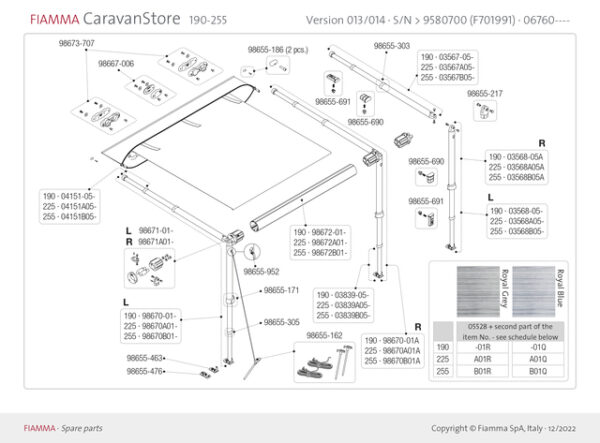 Gelenkarmendstück 190 cm zu Caravanstore Version 2005 und 2007 – Bild 2