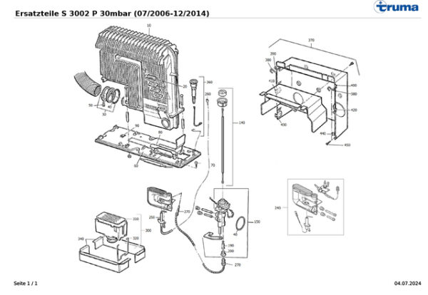 Rahmen komplett zu Trumatic S3002 – Bild 2