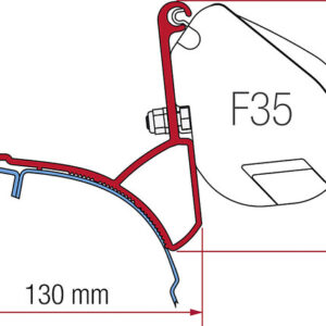 Kit FIAMMA passend für VW T5 für Markisenadapter F35