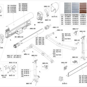 Frontblende 300cm weiß zu F45Ti