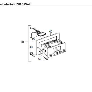 Lampe 12 V für Zeitschaltuhr