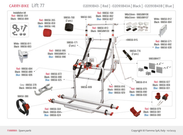 Querstange zu CarryBike Lift77 RED – Bild 5