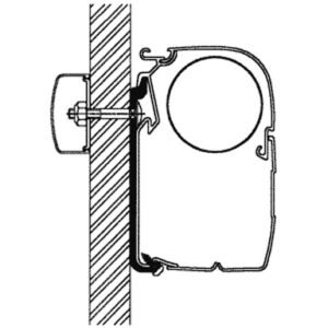 Flach-Adapter THULE Set mit 5 Stück a 40cm