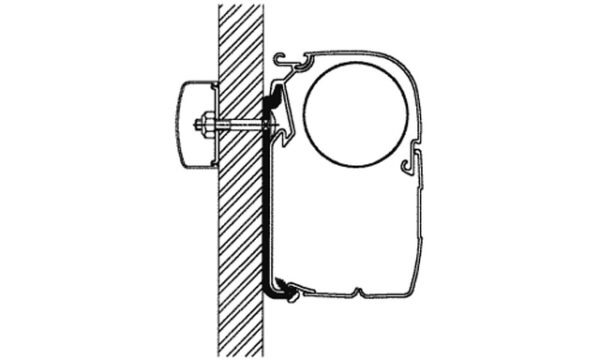 Flach-Adapter THULE Set mit 5 Stück a 40cm