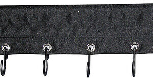 Eurotrail Kleiderhakenleiste 8-fach Farbe schwarz