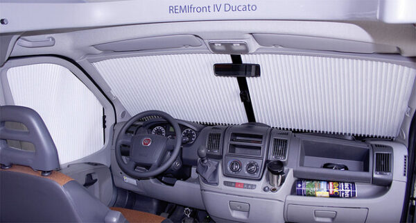 REMIfront IV Frontscheiben Verdunkelung passend für Fiat DucatoX 250 ab 2011 - 2014, Farbe beige
