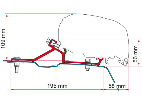 Kit FIAMMA passend für Renault Master 2010 H2