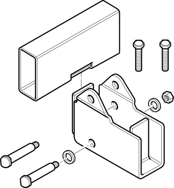 Distanzsatz Truma 60 mm für Rangiersystem Mover XT, XT2, XT4 _ 14 - 11 cm SX _ 17 - 14 cm Rahmenhöhe – Bild 2