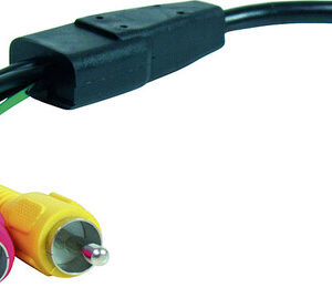 Monitor Adapter Caratec 6-pol. Schraubkupplung auf Cinch Stecker