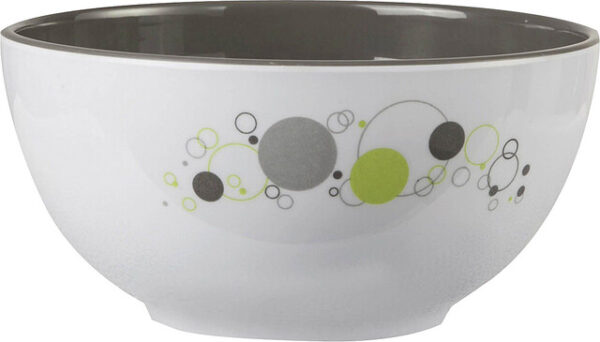 Schüssel Melamin BRUNNER Space Durchm. 15 cm Fb. weiß / grau / lime