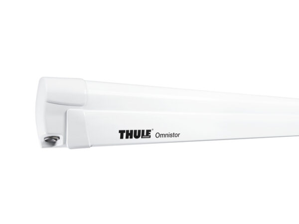 Wandmarkise Thule Omnistor 8000 553 x 275 cm Tuch Fb. saphir blau Gehäuse Fb. weiß
