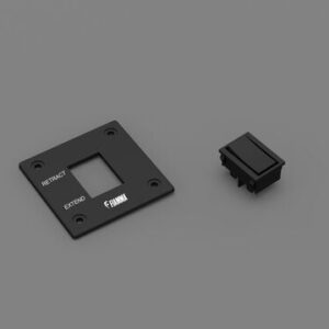 Schalter und  Abdeckung zu Motorkit