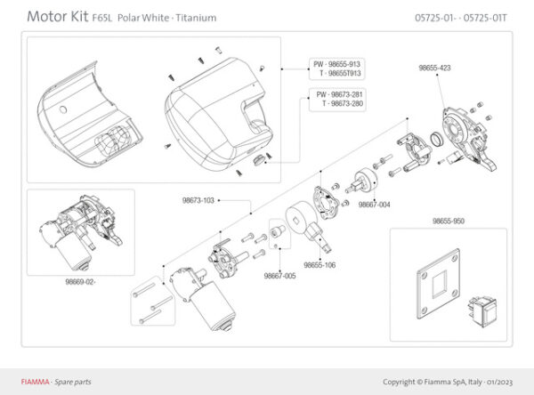 Schalter und  Abdeckung zu Motorkit – Bild 2