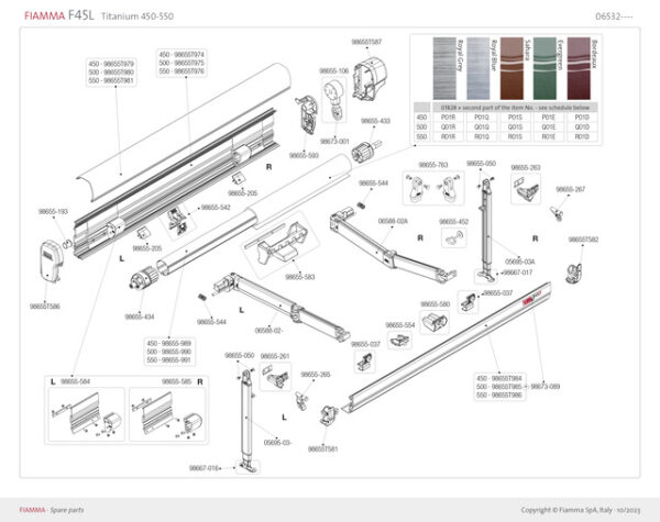 Frontblendenverschluss links zu F45 L Titanium – Bild 2