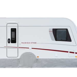 Winter-Bodenschürze 50cm Hellgrau , 50m Rolle PREIS PRO METER