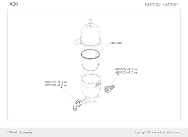 Gummimembrane A20