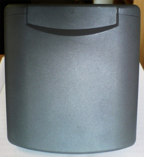 Universal-Vorzeltsteckdose ABL mit Magnetdeckel Farbe anthrazit – Bild 2