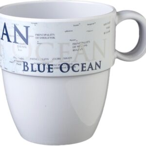 Henkelbecher Melamin Brunner Blue Ocean 300 ml