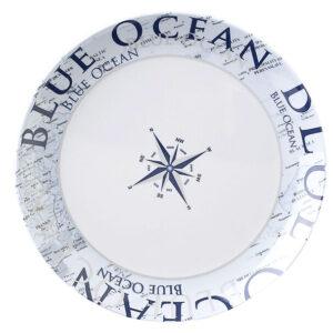 Dessertteller Melamin Brunner Blue Ocean Durchm. 20 cm